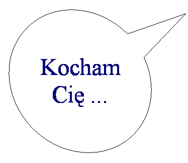 Objanienie owalne: Kocham Ci ...
